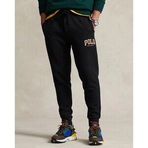 Polo Ralph Lauren Logo Fleece Joggers Black/Beige Size S, M, L